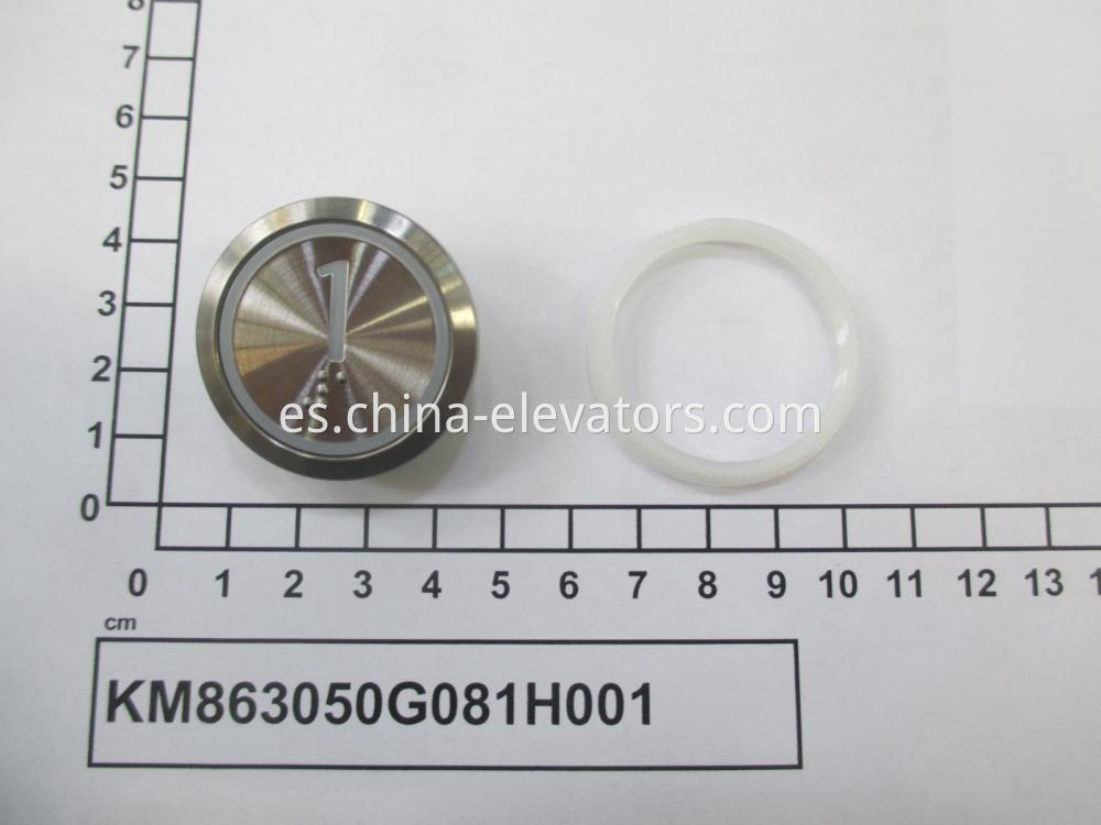 Botones pulsadores de elevación KONE KM863050G081 KONE Lift Push Buttons KM863050G081